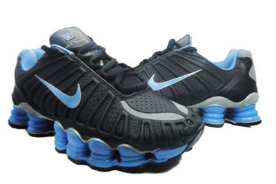 Tênis Nike Shox TLX 12 Molas - Preto com Azul